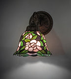 8"W Begonia Wall Sconce