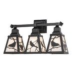 18"W Song Bird 3 Lt Vanity Light