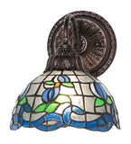 7"W Roseborder Wall Sconce