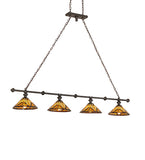 72"L Nuevo Mission 4 Lt Island Pendant