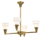 28"W Revival Garland 4 Lt Chandelier