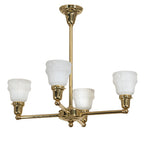 28"W Revival Garland 4 Lt Chandelier