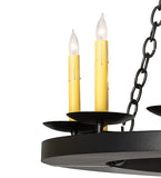 36"W Loxley 12 Lt Chandelier