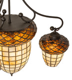 24"W Acorn 4 Lt Chandelier
