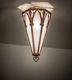 14"W Church Flushmount