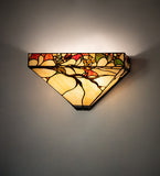 13"W Woodland Berries Wall Sconce