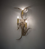12"W Roselle 3 Lt Wall Sconce