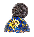 8"W Sun, Moon & Stars Wall Sconce