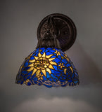 8"W Sun, Moon & Stars Wall Sconce