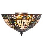 16"W Fleur-de-lis Flushmount