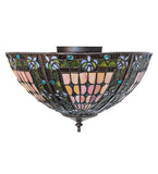 16"W Fleur-de-lis Flushmount
