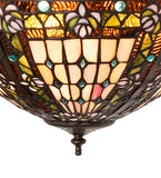 16"W Fleur-de-lis Flushmount