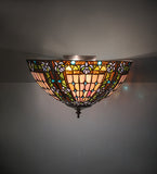16"W Fleur-de-lis Flushmount