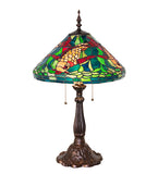 28"H Tiffany Koi Table Lamp