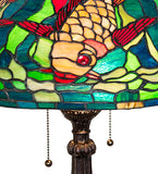 28"H Tiffany Koi Table Lamp