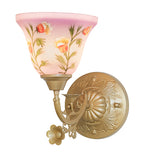 8"W Bell Flower Wall Sconce
