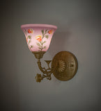 8"W Bell Flower Wall Sconce