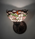 8"W Roseborder Wall Sconce