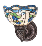 8"W Roseborder Wall Sconce