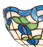 8"W Roseborder Wall Sconce