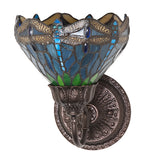 7"W Tiffany Dragonfly Wall Sconce