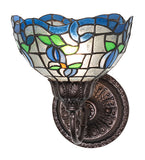 7"W Roseborder Wall Sconce