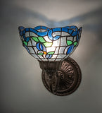 7"W Roseborder Wall Sconce