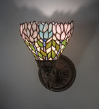 7"W Wisteria Wall Sconce