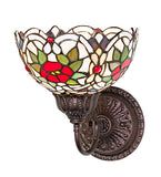 8"W Renaissance Rose Wall Sconce