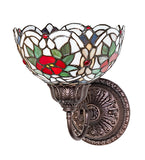 8"W Renaissance Rose Wall Sconce