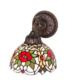 8"W Renaissance Rose Wall Sconce