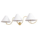 58"W Soundwave 3 Lt Wall Sconce