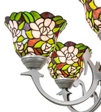 32"W Begonia 6 Lt Chandelier