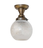 8"W Revival Schoolhouse Vivianna Flushmount