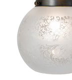 8"W Revival Schoolhouse Vivianna Flushmount