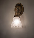 5"W Hartford Ruffle Wall Sconce
