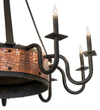 44"W Costello 10 Lt Chandelier