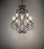52"W Josephine 10 Lt Chandelier