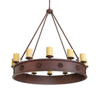 60"W Lorenzo 12 Lt Chandelier