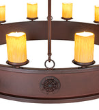 60"W Lorenzo 12 Lt Chandelier