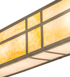 50"W Hyde Park Double Bar Mission Vanity Light