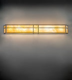 50"W Hyde Park Double Bar Mission Vanity Light