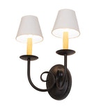 13"W Squire 2 Lt Wall Sconce