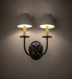 13"W Squire 2 Lt Wall Sconce