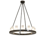 36"W Loxley 12 Lt Chandelier