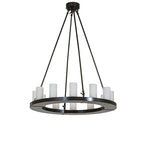36"W Loxley 12 Lt Chandelier