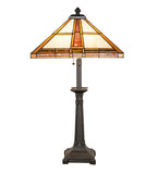 31"H Prairie Straw Table Lamp