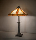 31"H Prairie Straw Table Lamp