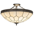 24"W Vincent Honeycomb Semi-Flushmount