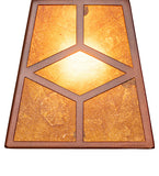 24"W Bungalow Mission 4 Lt Chandelier